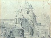Gerard ter Borch the Younger Luttekepoort vanuit de stad gezien. Techniek, afmetingen en verblijfplaats onbekend oil painting